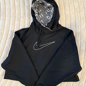 Nike Black Hoodie with Logo